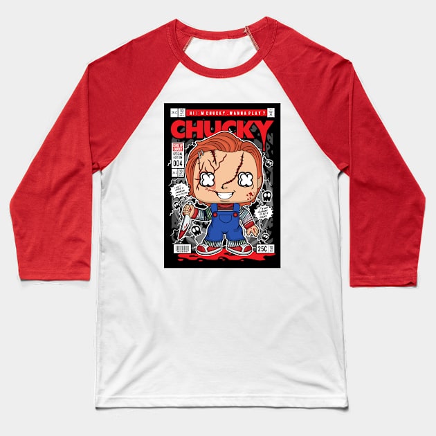Chucky Baseball T-Shirt by Demonstore